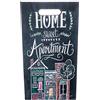 Rebecca Mobili RE6148 Portaombrelli Decorato da Ingresso in Canvas, Grigio, 40x24x24 cm