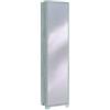 Sarmog Mobile Colonna 1 Anta, Colonna Bagno Salvaspazio, 4 Ripiani, Design Contemporaneo, Kit 43x29xh190 (Specchio, Cemento)