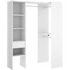 DEKIT GRUPO RIMOBEL SUIT - Cabina Armadio con doppio montaggio in linea o ad angolo - BIANCO - 187 x 98,1 x 41,8 cm