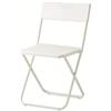Ikea Fejan, sedia pieghevole per esterni, colore: bianco