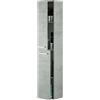Miroytengo Ash - Colonna da bagno sospesa 2 ante colore grigio cemento 30150 x 25 cm