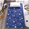 YOUGANG Futon, materasso da pavimento pieghevole, arrotolabile, tatami, singolo, matrimoniale, king size, materasso futon giapponese, con retro antiscivolo (giallo, 120 x 200 cm)
