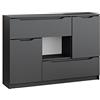 Vicco Cassettiera per camera da letto Ruben, Antracite, 120 x 84 cm, per riporre abiti e oggetti di uso quotidiano