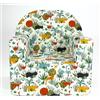 baby idea Babysanity Poltroncina Bimbi Rivestimento 100% Cotone Sfoderabile Imbottitura Alta Intensità Migliorata Poltrona per Bambini Comoda Leggera Ideale per Cameretta - Made in Italy - (Kid's Sofa Animals)