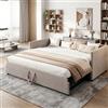 Lietre Divano letto convertibile 2 posti 90/180 x 200 cm, telaio divano letto 2 posti convertibile con rete a doghe, estensibile, velluto (senza materasso) (grigio)