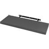 WOLTU Mensola da Muro Rettangolare Scaffale Libreria a Parete Decorazione per Cameretta Ufficio Porta CD/Dvd in Legno Grigio scuro 70cm RG9369dgr