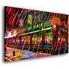 ARTEDinoi Quadro Moderno Stampa su Tela Retro Diner Bar Abstract Style Canvas Dimensione 150x100x4cm