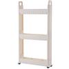 XYSQ 10cm Ampio Deposito da Cucina, Carrello da Cucina con Ruote, Carrello di Stoccaggio Rotolante, Deposito di Plastica Bagno, Carrello Carrello per Cucina, Casa, Camera da Letto