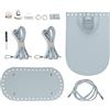 ORFOFE Kit Fai da Te per Zaino Intrecciato, PU e Rattan | Accessori Hardware in Pu, per Laboratori Creativi e Attività Genitori Figli, Adatto a Principianti Adulti