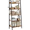 WOLTU Libreria Metallica 5 Livelli, Scaffale Verticale Salvaspazio