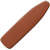 Treer Copri ASSE da Stiro Tinta Unita, Copriasse da Stiro Universale con Bordo Elastico, Copertura ASSE da Stiro per 132-139cm x 33-40cm ASSE da Stiro, Resistente allo Sporco (Marrone)