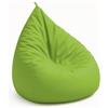 chilly pilley Poltrona a Sacco Poltrona a Sacco Cuscino da Seduta in Ecopelle per Interni ed Esterni Cuscino da Giardino Cuscino da Pavimento per Bambini e Adulti (85 x 125 Verde)