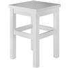 Erst-Holz Due varianti di lineare design per sgabello in Pino massello per cucina etc. V-90.71-41, typo di legno/colore:pino bianco