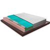 Materassimemory.eu - Materasso Spring TOP Matrimoniale 160x190 1600 molle indipendenti con cuscini in omaggio rivestimento Thermic sfoderabile con dispositivo medico detraibile ortopedico anallergico