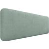DHOME Testiera Imbottita Liscia Arrotondata in Tessuto Aqualine per Parete Acustica Testate Letto Fonoassorbenti Camera da Letto (Verde Acqua, 160cm)