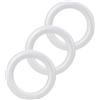 ARTSEWPLY 3pezzi Anelli Polistirolo Bianco per Ghirlande Cerchi di Schiuma per Decorazioni Natalizie e Fai da Te per Matrimoni e Progetti Creativi