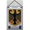 Blechschild Targa in metallo con cordoncino, 30 x 20 cm, stemma della Germania con biglietto