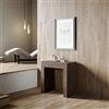 Itamoby Consolle Allungabile Allin Noce con allunghe all'Interno L.78 H.80 P.47 (allungabile a 299) cm
