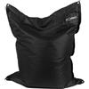 pomodone Pouf Poltrona Sacco Grande, per Sedersi Ergonomico, Sacco Morbido in Tessuto Impermeabile, Antimacchia Comodo Made in Italy pouf Nero