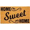 I-TOTAL - Zerbino Ingresso casa/Tappetino per entrata in Fibra di Cocco Resistente 70 x 40 x 2 cm (HOME SWEET HOME)