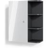 Vicco Mobile bagno Fynn, Bianco lucido, 47.2 x 59.2 cm