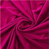 Russo Tessuti Tessuto Abbigliamento Accessori Moda Velluto Velvet Spandex Elasticizzato 100x150 cm-Fuxia