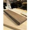 WestTree Mensola in legno massiccio di quercia con bordo naturale, 2,5 cm di spessore, mensole con bordo galleggiante, ripiano in rovere massiccio (40 x 25 cm)
