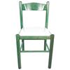 Sedam Srl Sedia Pisa, In Legno Massello, Seduta in Paglia, Varie Colorazioni Disponibili (Verde, Imbottita Beige) 0RDINE MINIMO 2 SEDIE