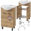 Deftrans Domodomo - Mobiletto da bagno con lavabo 85 x 50 x 41 cm
