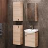 Planetmöbel Set di mobili da bagno lavabo con mobiletto