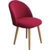 Generico Chair Covers with Backrest 4/6 Pieces Elegant Stretch Chair Covers for Dining Room Office Chair Cover with Round Back Jacqaurd Washable (Color : K, Size : 6PCS)