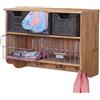 Mendler Credenza da Cucina pensile Vintage HWC-A43 Metallo Legno 24x60x42cm
