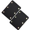 JOINPAYA Set da 2 Coprimanico per Borsa in Pu Nero, Rivestimento Avvolgente per Manico, Protezione e Decompressione per Borse da Viaggio e Artigianato Fai da Te