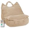 Gutekissen Pouf per bambini con manico, cuscino per cameretta dei bambini Montessori, Kids Sweet Garfield, morbido tessuto tiliast, 58 x 70 x 55 cm, marrone chiaro