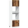 vidaXL Mobile per Microonde "Lyon" Legno Antico 60x57x207 cm
