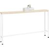 SoBuy Tavolo Consolle Ingresso Allungabile Tavolo Salvaspazio in Legno - Design Semplice e Elegante, Facile da Montare, L120 x P20 x A65 cm, per Soggiorno, Corridoio, Ufficio - FSB19-Z