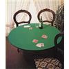 SpazioTessile Copritavolo Mollettone Salvatavolo Da Gioco Poker Elastico Perimetrale 4 misure (135x135 quadrato)