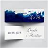 PRINTSERVIS 110 Bigliettini Bomboniera (Foro a scelta) - Personalizzali Ora con Frasi- Tag Confetti per Eventi Speciali Matrimonio,Battesimo, Laurea, Nascita,Comunione, Cresima, Compleanno (Modello 7, 60x20mm)