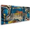 Giallobus - Quadri Grande Formato XXL - Astratto Moderno - Swirlmusic - Tela Canvas - 218x100cm | 3pcs. x 70x100cm - Pronto da Appendere - Quadri Moderni per la casa