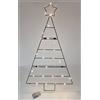 Spetebo Albero di Natale in Metallo da Appendere, 83 cm, Illuminato Con 30 LED, Decorazione da Parete per Natale e Avvento