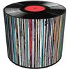 Bertoni Pouf Feltro 40 x 40 cm Stabile Rotondo Copertura Removibile Lavabile Vinyl