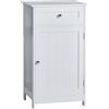 Bath Vida Vida Designs - mobiletto Bagno da Pavimento, 1 Anta e 1 cassetto portaoggetti, Bianco