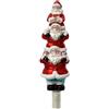 Magie di Natale Puntale per Albero di Natale con Pupazzi in Vetro Decorazione e addobbo da 31 cm (Babbo Natale)