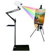 Generic Proiettore Artistico per Disegno E Ricalco - Proiettore Smart Portatile con Wi-Fi & USB, Messa A Fuoco E Correzione Keystone Regolabili, per Pittura, Tela, Parete E Decorazione di Torte