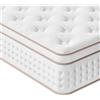 Vesgantti Materasso 80x190x30cm Singolo Ibrido, Molle Insacchettate Indipendenti con Supporto Bordo e Isolamento Movimenti, Media Fermezza, Certificato OEKO-TEX, Box-Top6 Serie