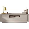 Web Convenienza Base TV con 2 Ante e 1 Cassetto Made in Italy - Credenza Contenitore Collezione Sky per Soggiorno Cucina Ingresso Sala da Pranzo Mobile Design moderno - Cashmere