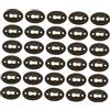 YARNOW 30 Pezzi Pezzo Di Cassetto Piastra Di Copertura Del Buco Della Serratura Hardware Dell'armadio Pomoli Per Armadi e Cassetti Bocchetta Per Porta Ovale Decorazioni Lega Di Zinco
