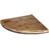 MODULARREDO | ANTICO CASALE Mensola da Muro, Mensola Legno, Scaffali Legno, Mensola da Parete, 35x35x2.4 cm, Noce - Made in Italy