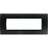 MAPAM PLACCA TECNOPOLIMERI NERA 7 POSTI COMPATIBILE LIVING MAPL7P-MAPART-P8007-NE