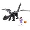 Mattel Minecraft - Enderdrago con apertura alare di 51 cm, emette luci e suoni feroci, Giocattolo e regalo per Bambini 6+ Anni, HHW17